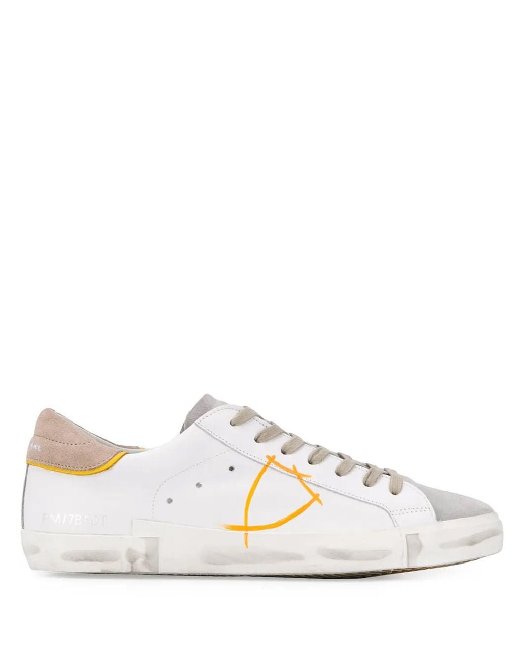 Philippe Model White Baskets Prlu for men