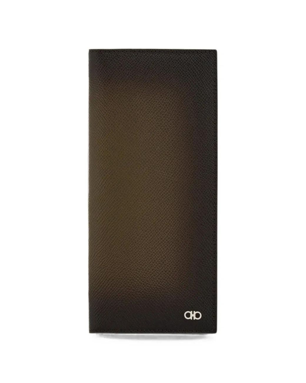 Ferragamo Brown Gancini Organizer Wallet for men