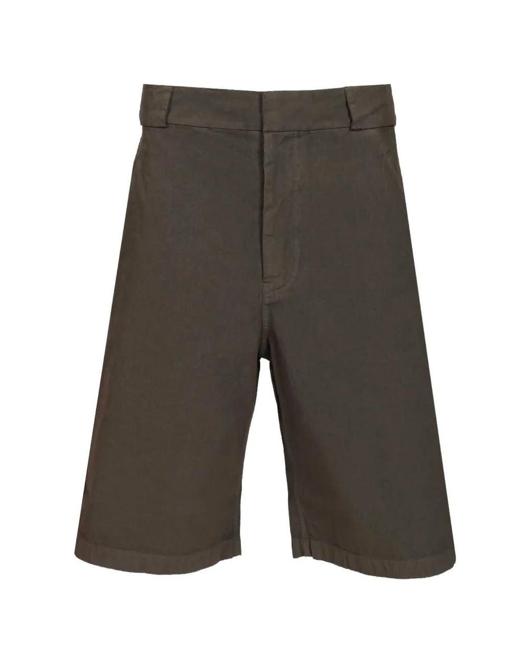 Fear Of God Gray Garment Dyed Cotton Casual Shorts for men