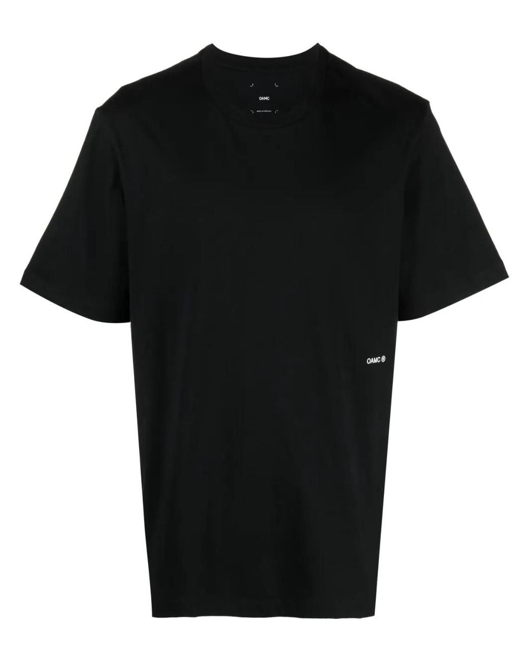 OAMC Black Slime Cotton T-Shirt for men
