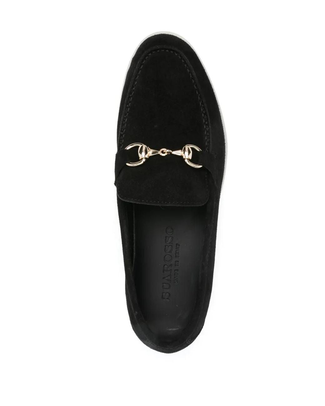 Scarosso Black Lilia Suede Loafers