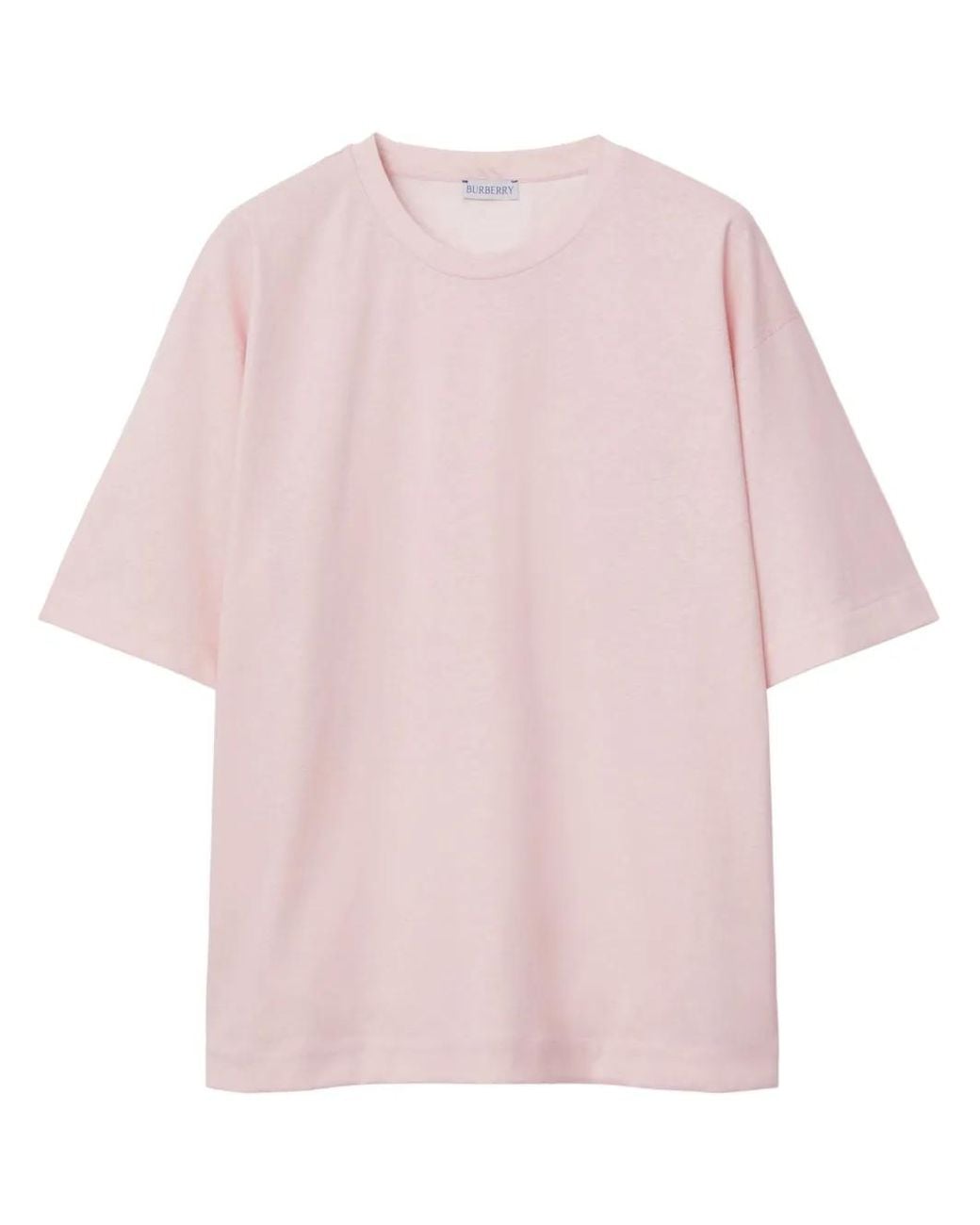 Burberry Pink T-Shirts And Polos