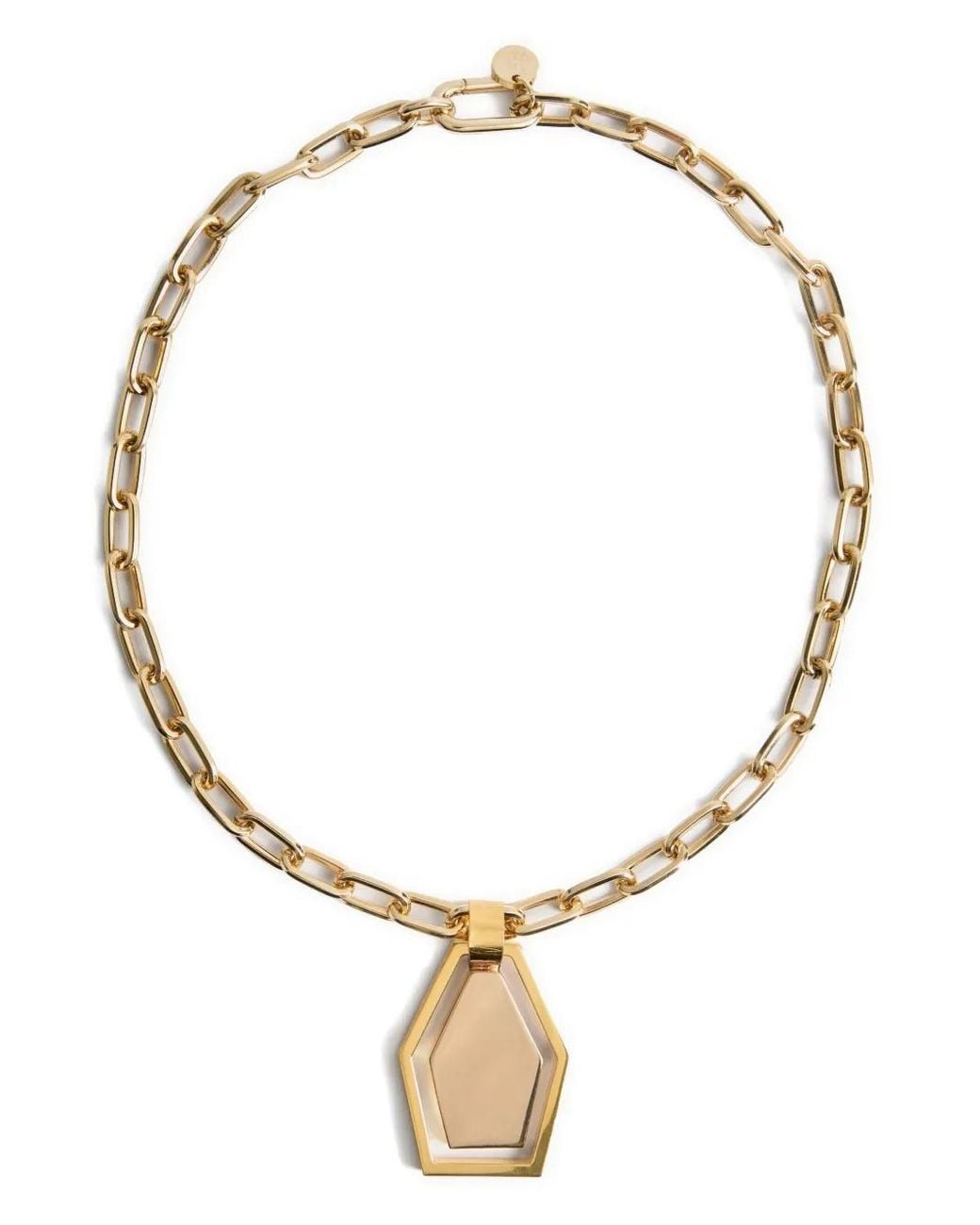 LaDoubleJ Metallic Swinging Portal Necklace