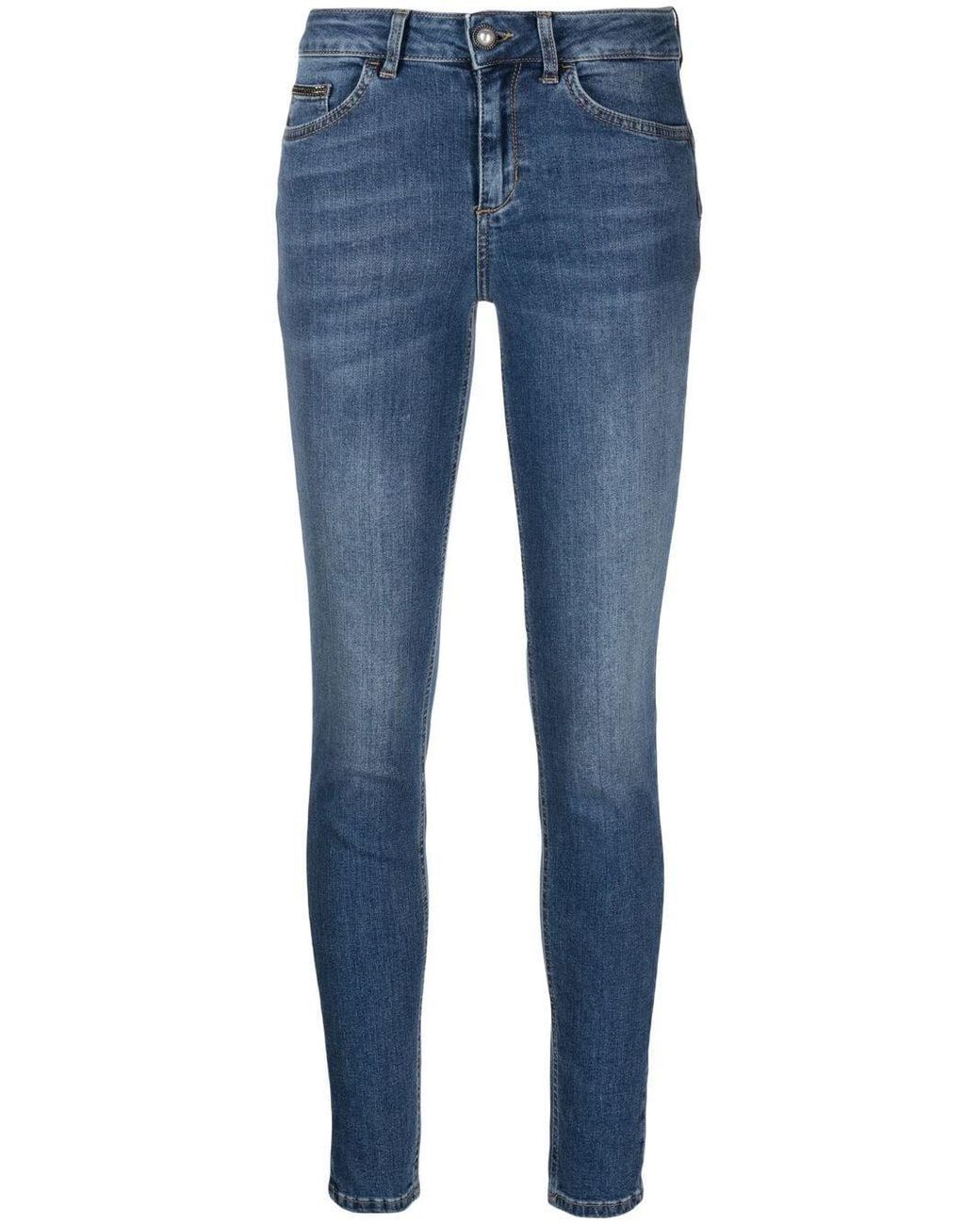 Liu Jo Skinny Denim Jeans in Blue | Lyst