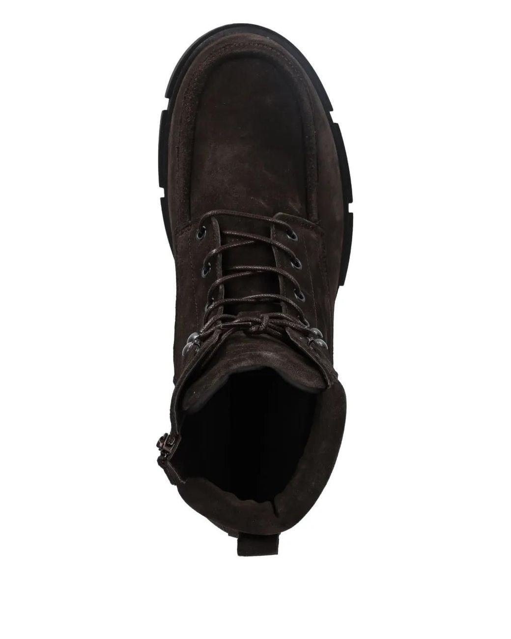Guess Black Lace-Up Zipped Boots for men