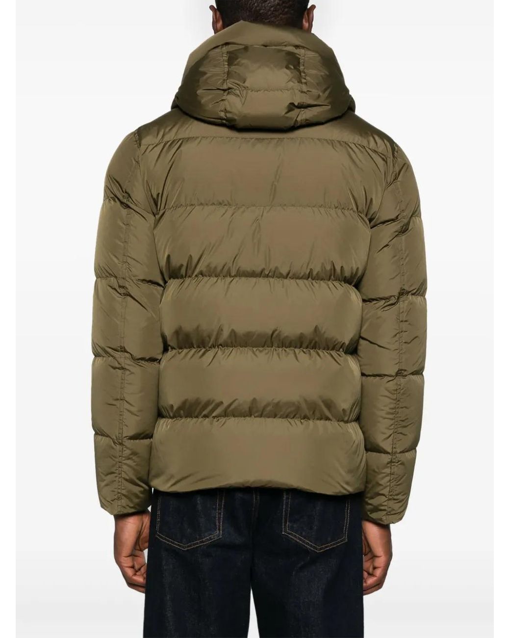 Doudoune À Capuche Herno pour homme en coloris Green