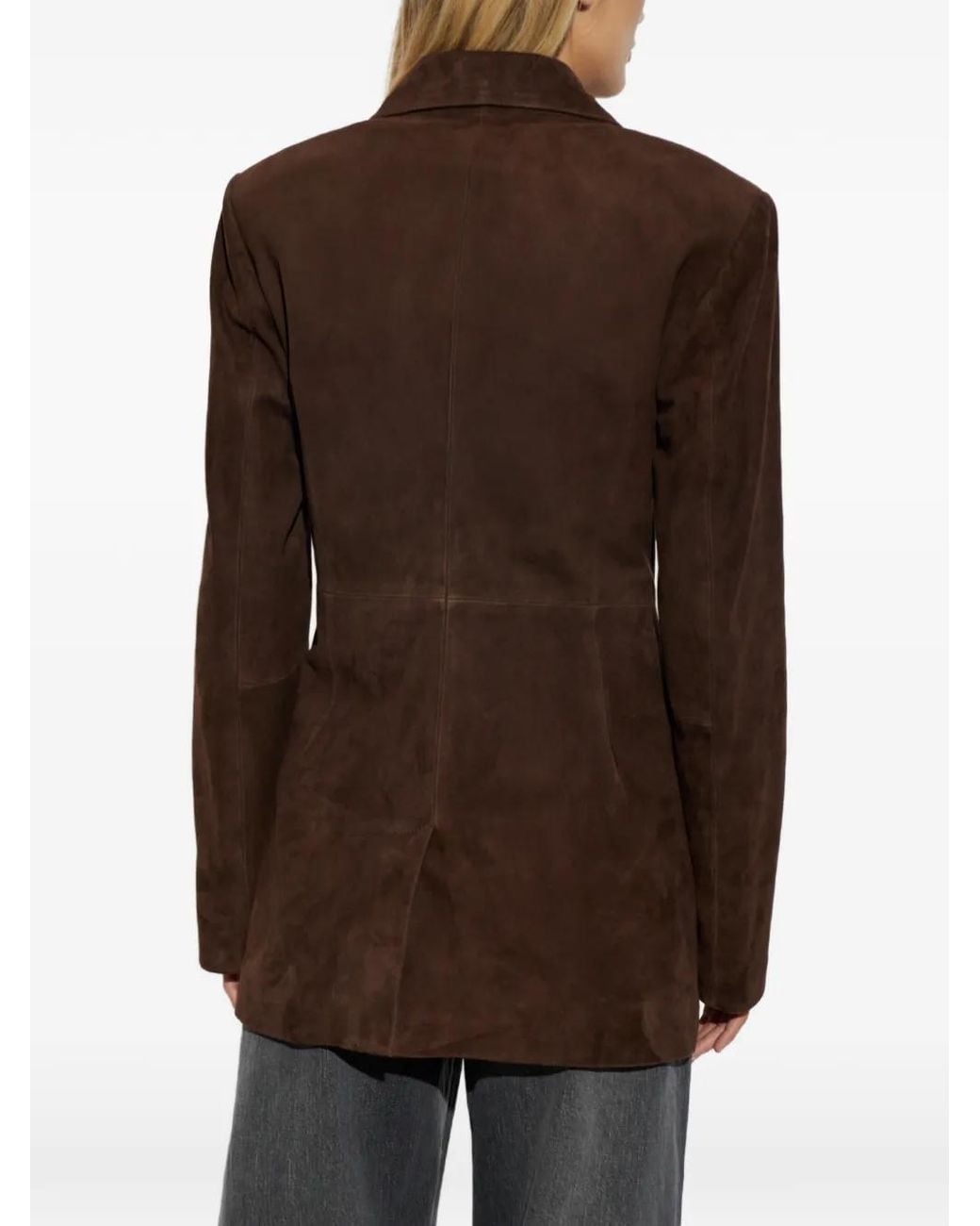 Arma Brown Safia Double-Breasted Jacket