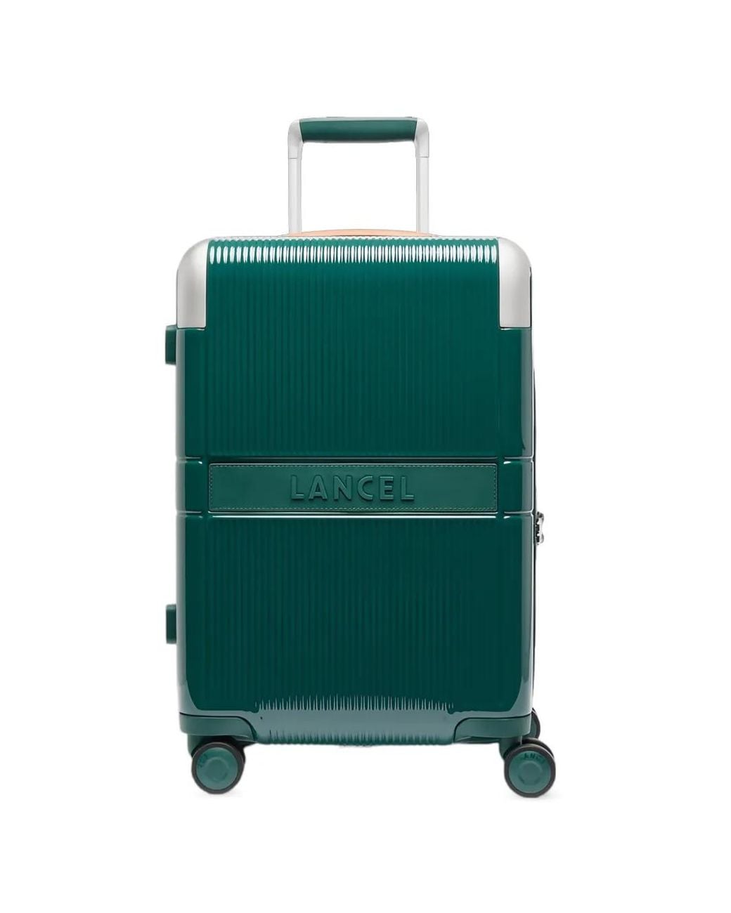 Lancel Green Empreinte Logo-Embossed Expandable Luggage