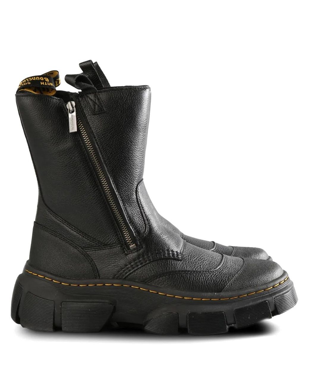 Dr. Martens Black Leather Boots for men