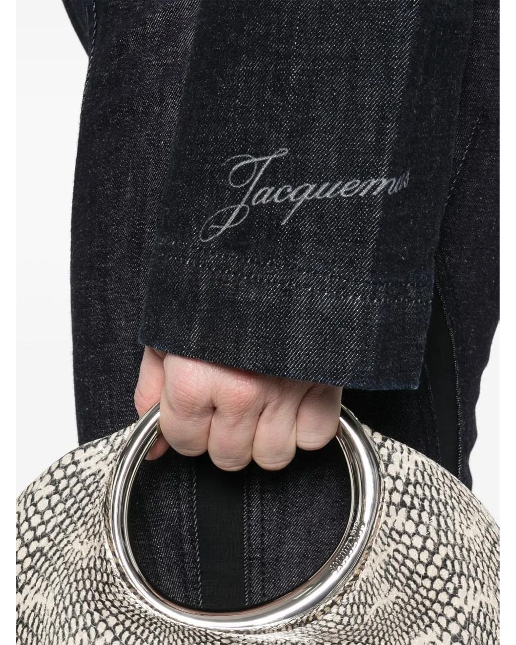 Jacquemus Black La Veste De-Nîmes Marino Jacket