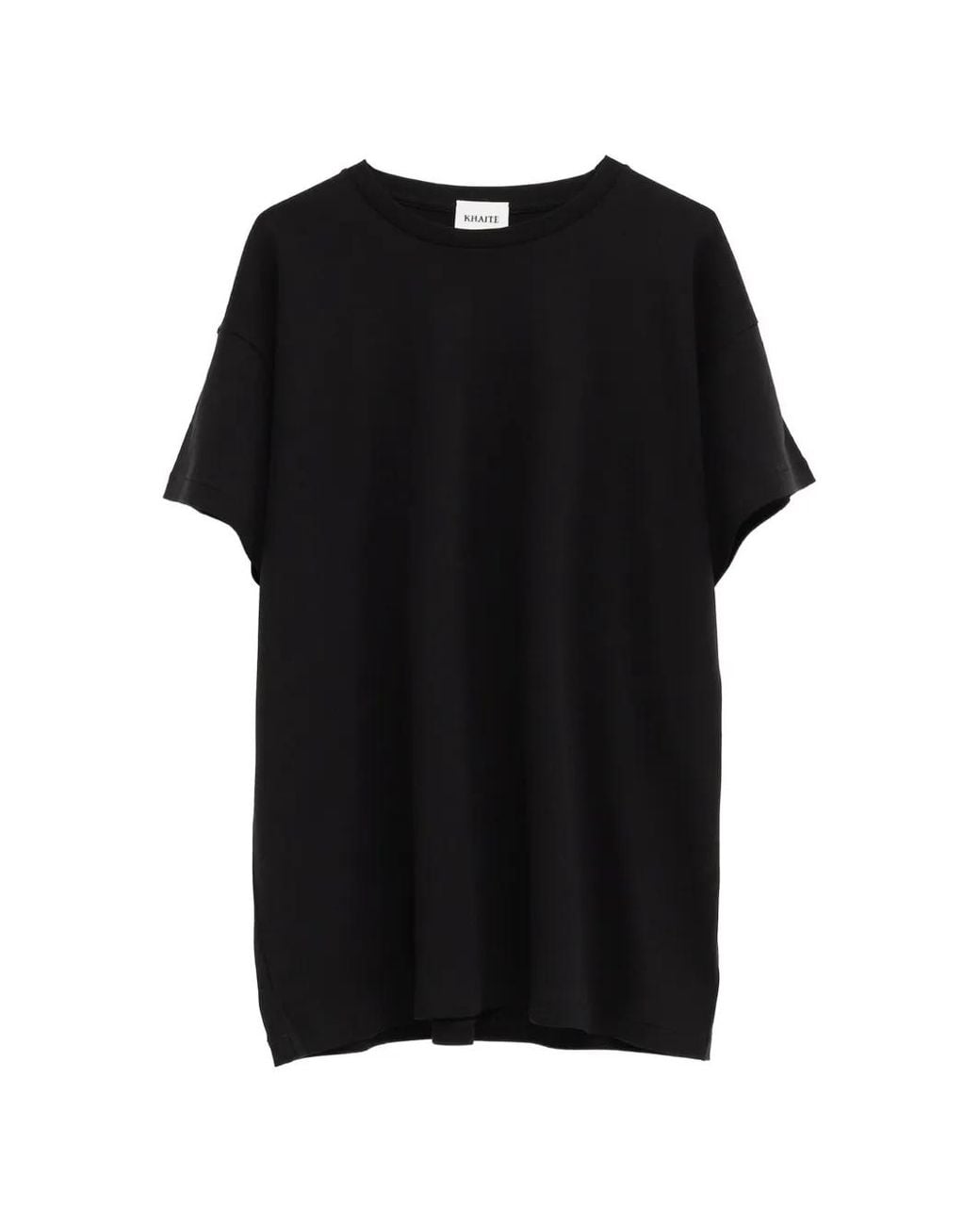 Khaite Black Crew-Neck T-Shirt