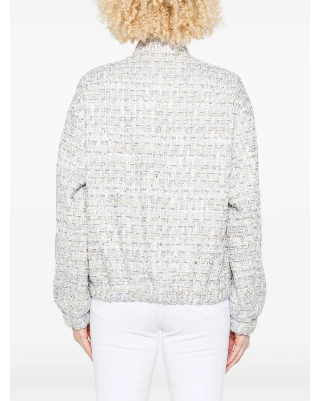 IRO White Noemy Tweed Jacket