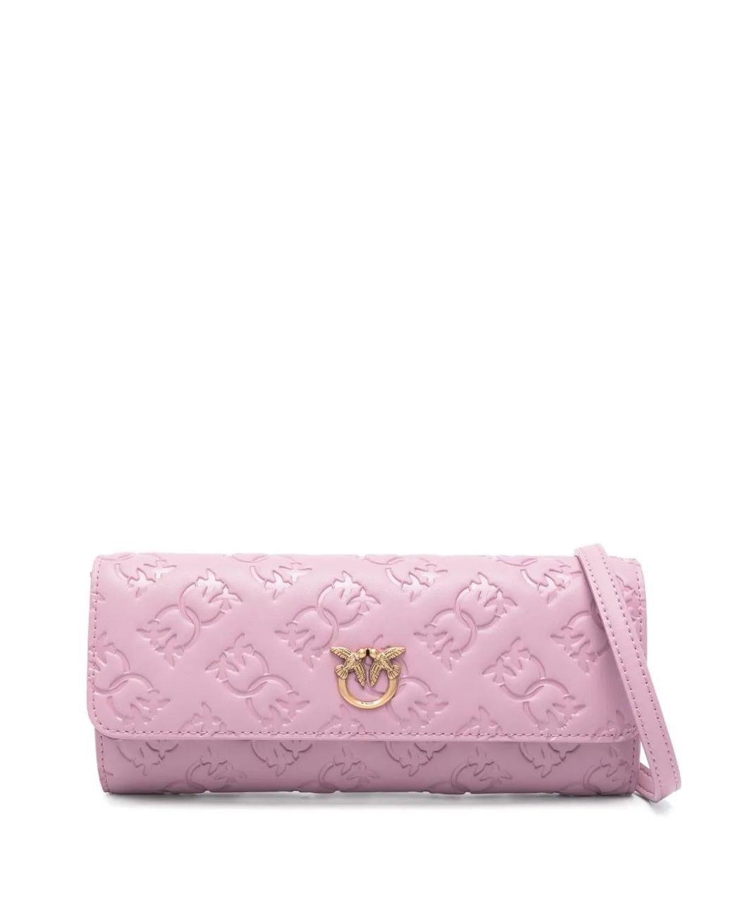 Pinko Embossed-Logo Wallet-On-Chain in Pink | Lyst