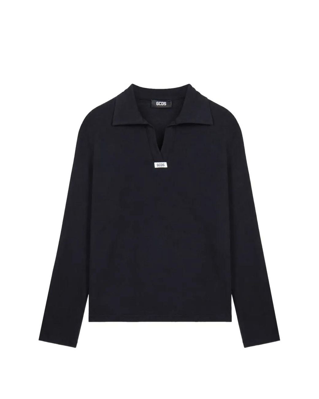 Gcds Blue Gothic Long-Sleeve T-Shirt