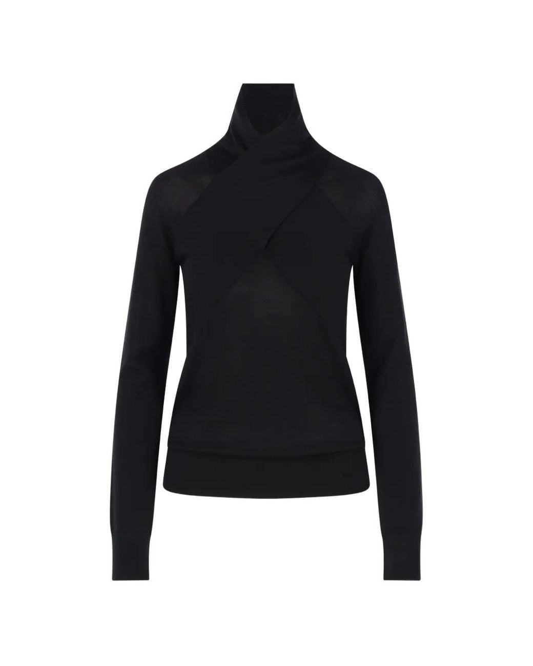 Totême Blue Turtleneck Sweater