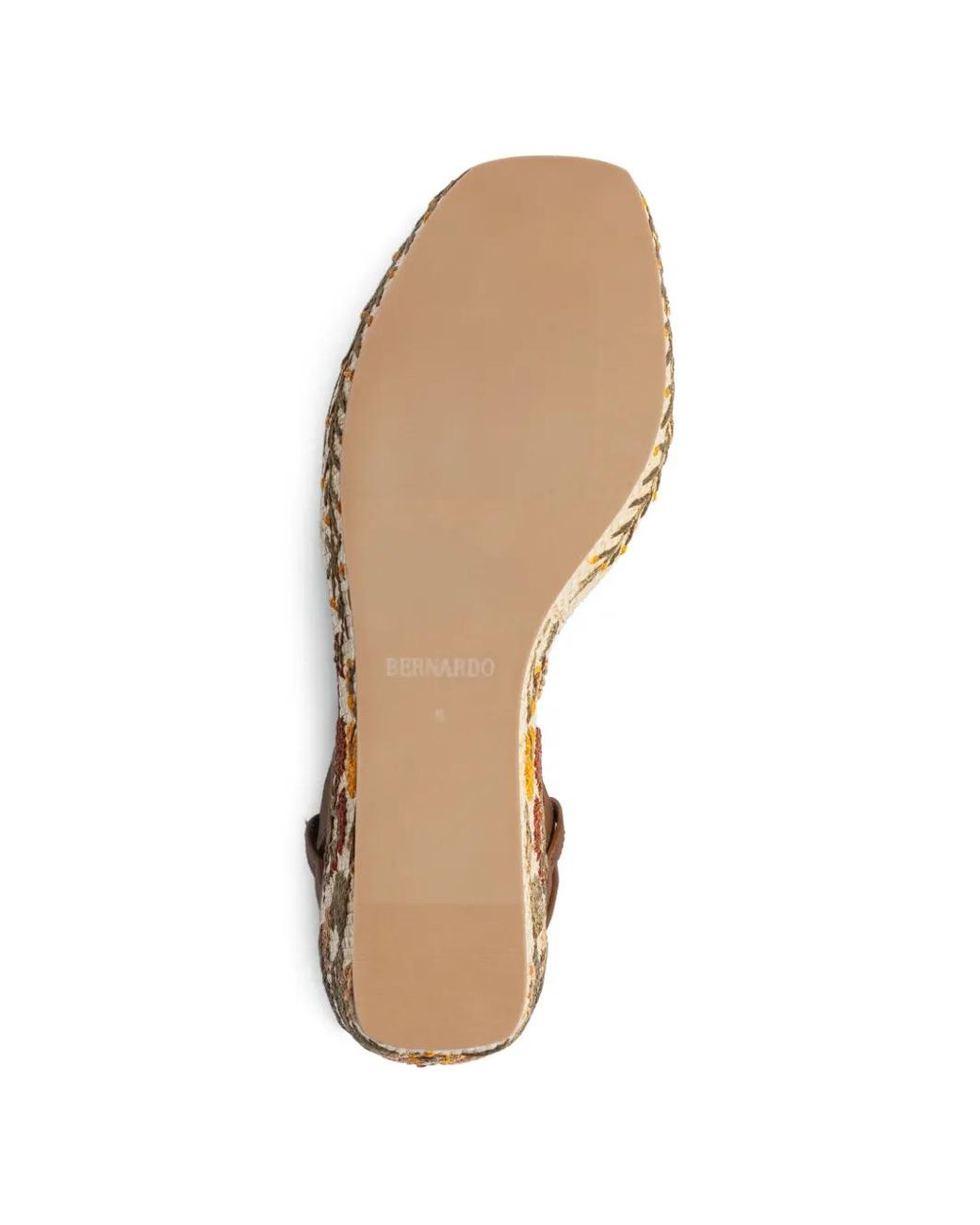Bernardo Metallic Cairo Floral Wedge Espadrilles