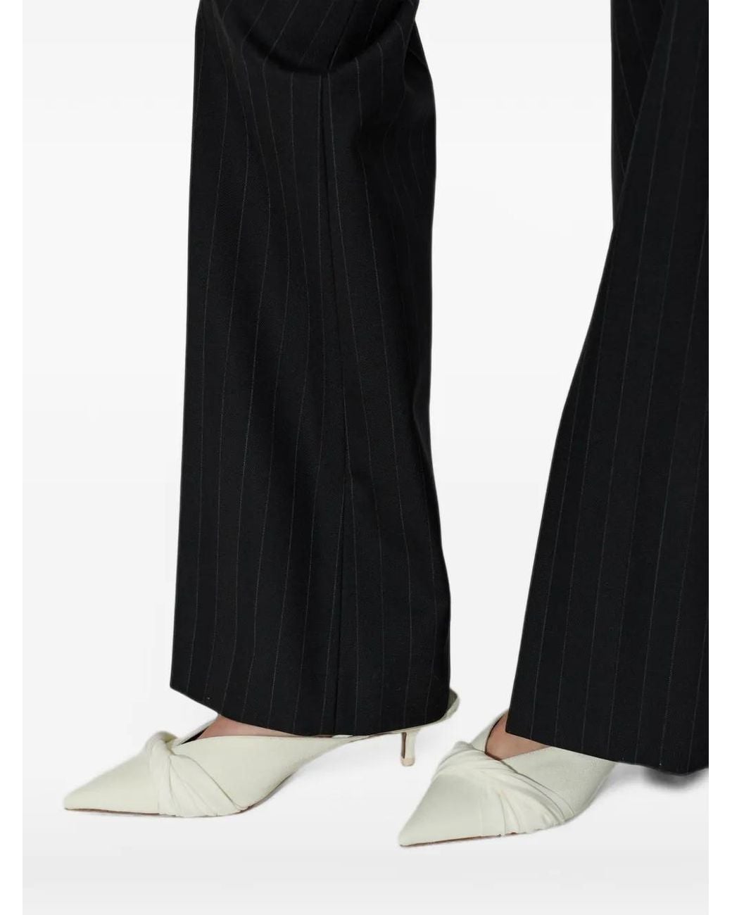 Neous White Borea Twisted Slingback Pumps