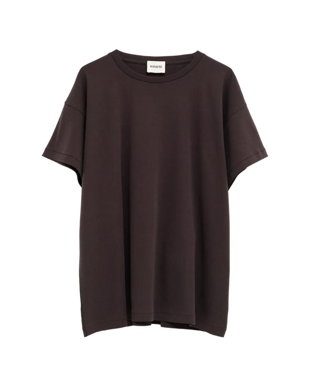 Khaite Black Crew-Neck T-Shirt