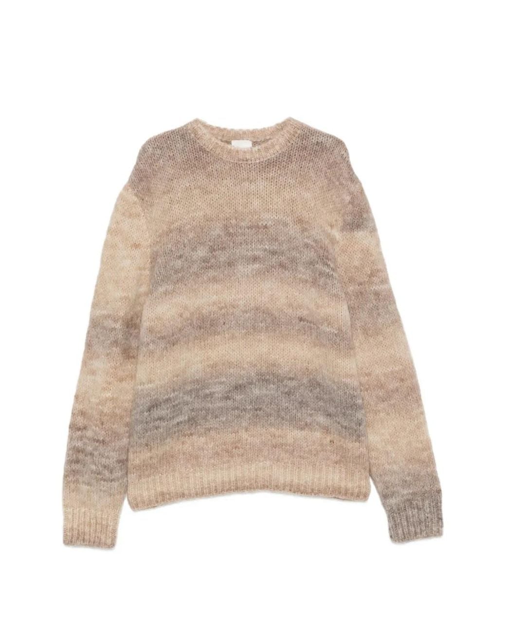 A.P.C. Natural Gradient-Effect Knitted Sweater for men