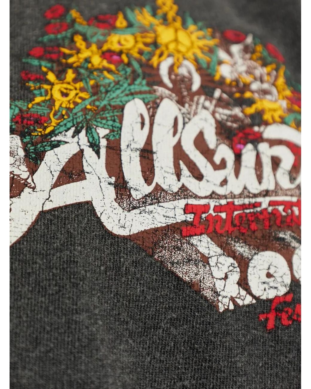 AllSaints Gray Roque Graphic-Print T-Shirt for men