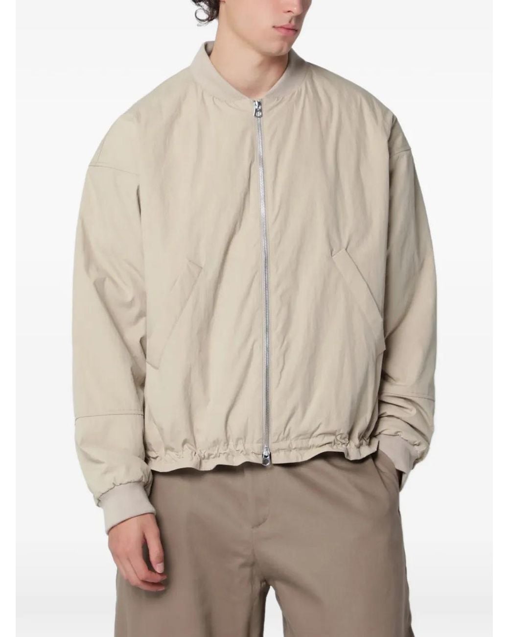YMC Natural Basement Zip-Up Bomber Jacket