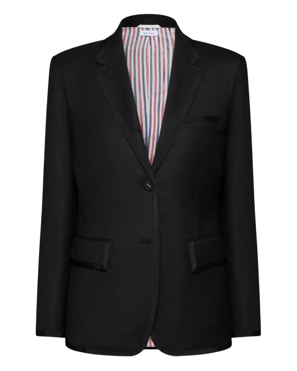 Chaqueta En Grosgrain Thom Browne de color Black