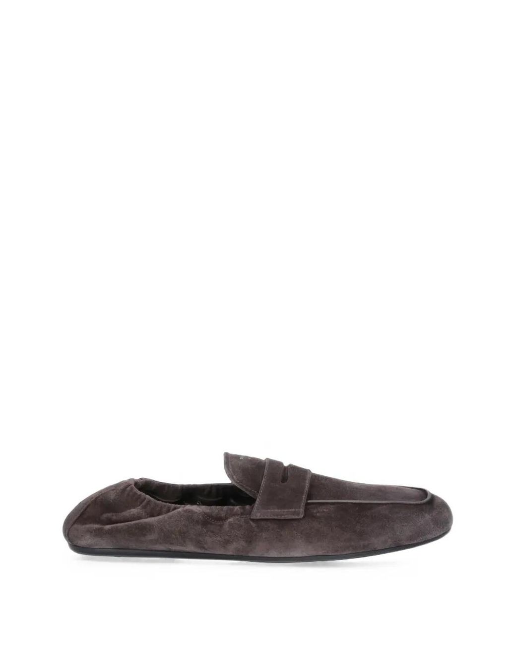 Prada Loafer Mit Logo-Print in White für Herren