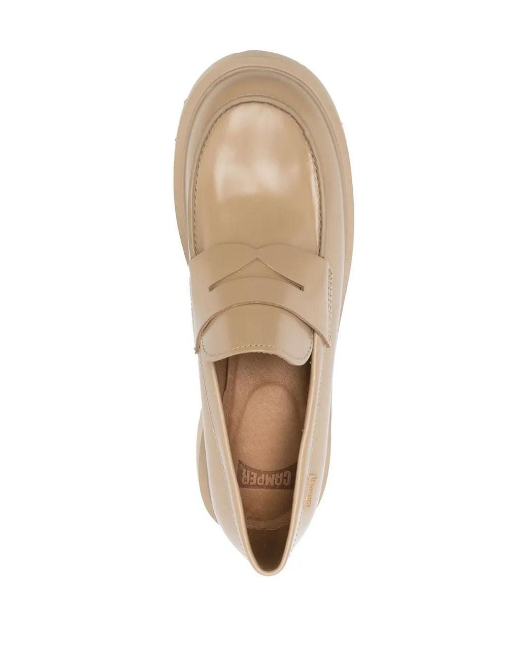 Camper Natural Flache Penny-Loafer