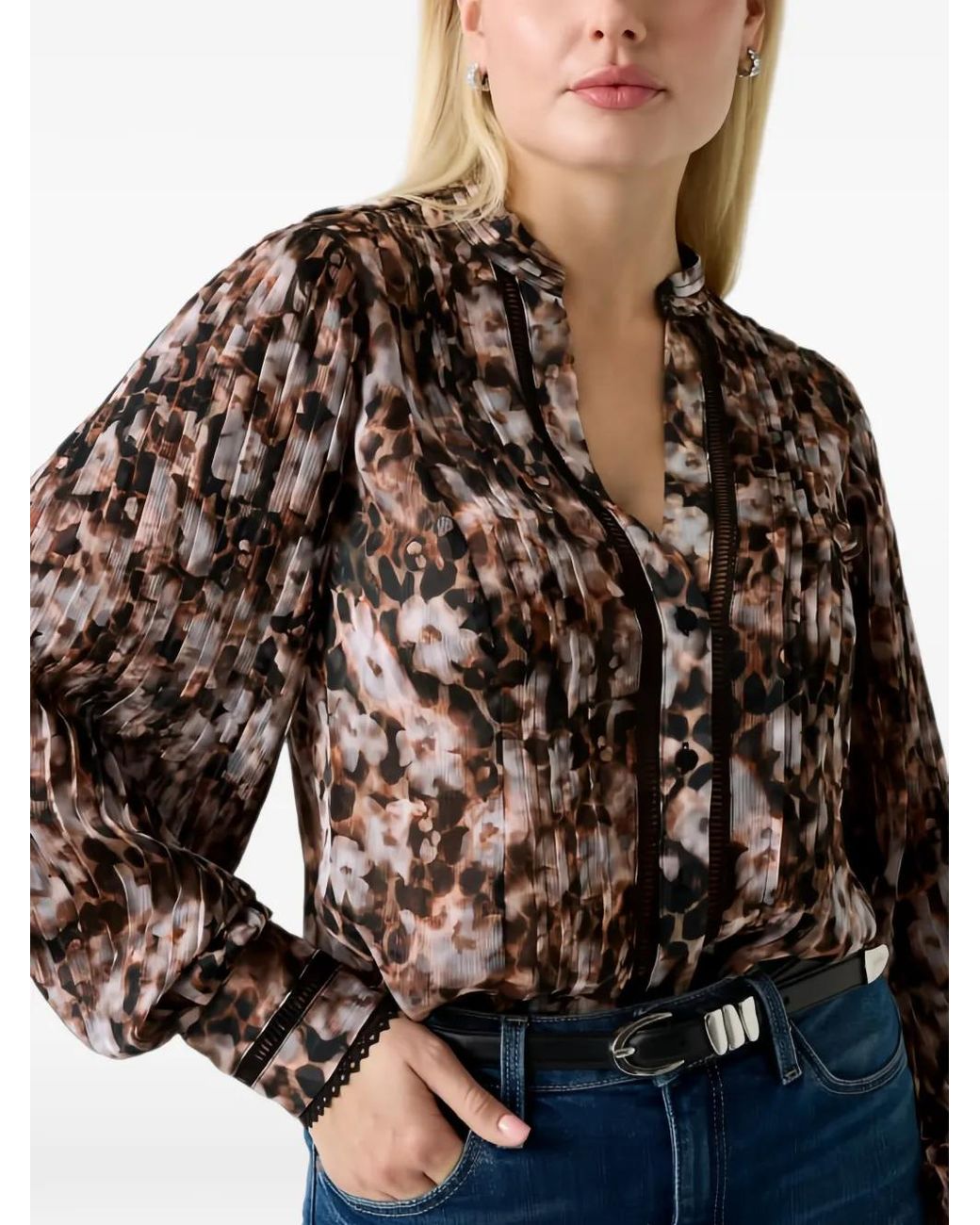Guess Shirt Met Knopen in het Black