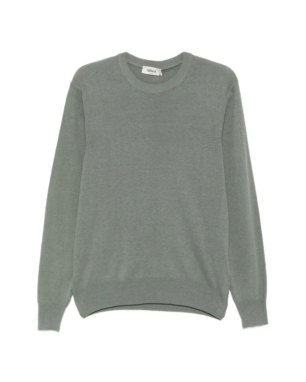 Altea Gray Crew-Neck Long-Sleeve Sweater for men