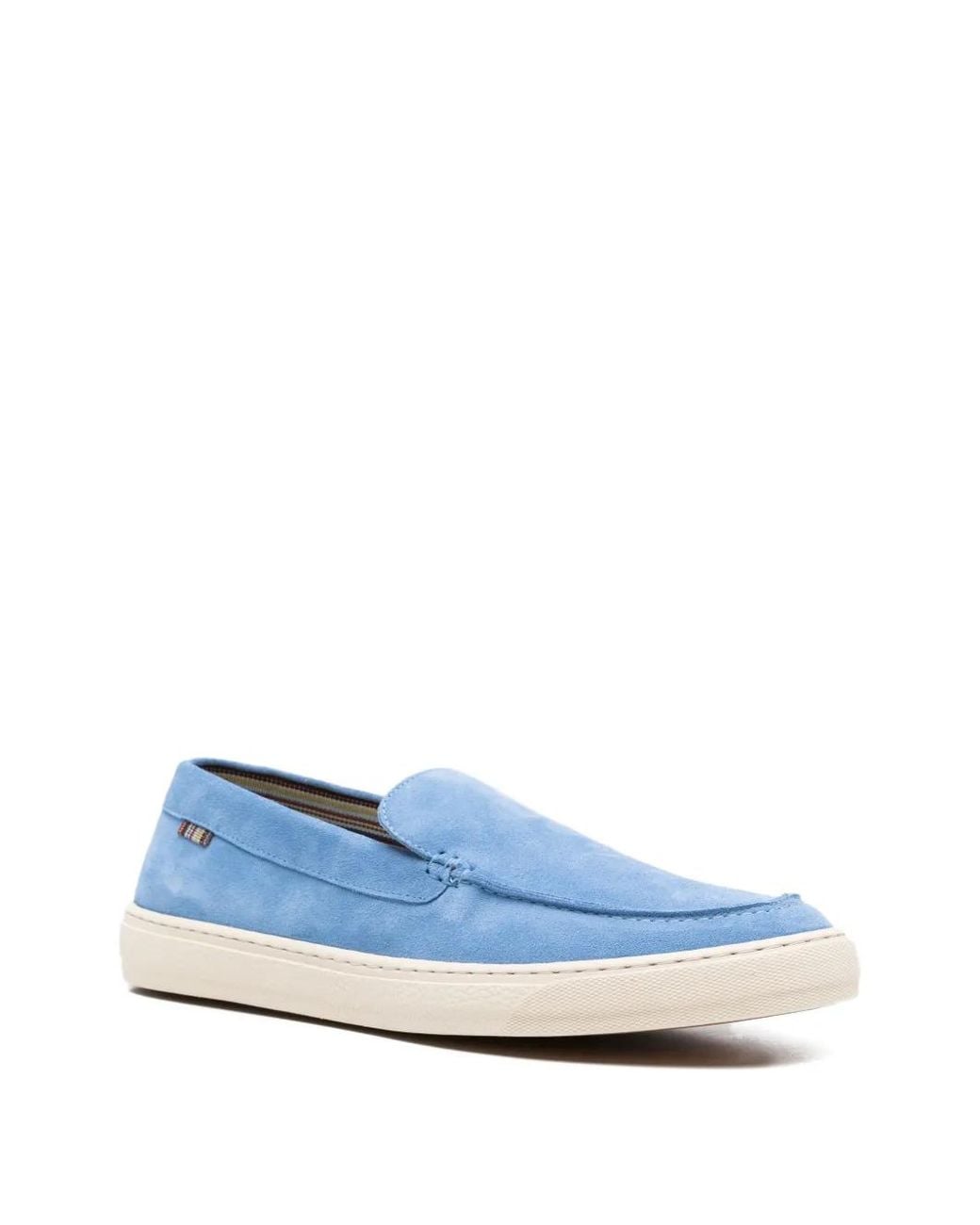 Paul Smith Blue Suede 'Simeon' Loafers for men