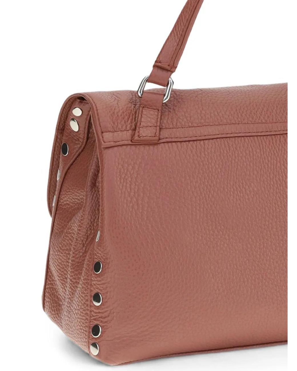 Zanellato Brown Small Postina Daily Leather Satchel