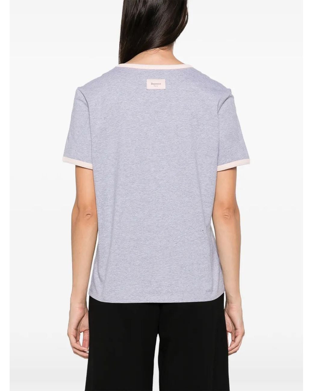 Repetto Purple Logo-Print T-Shirt