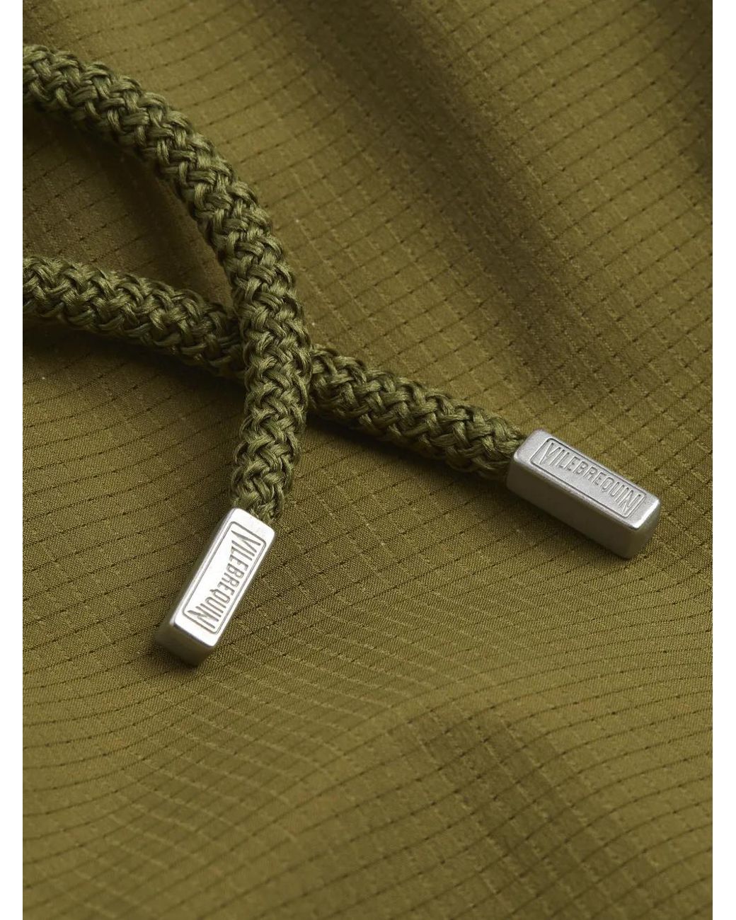 Vilebrequin Green Micro-Perforated Drawstring Swim Shorts for men