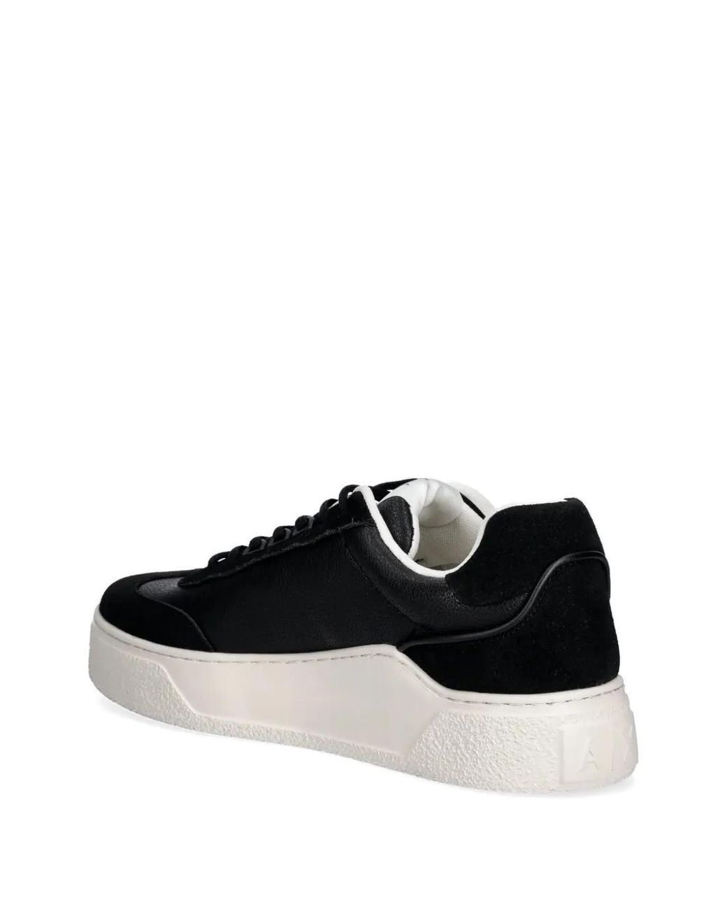 メンズ ARMANI EXCHANGE スエード スニーカー Black