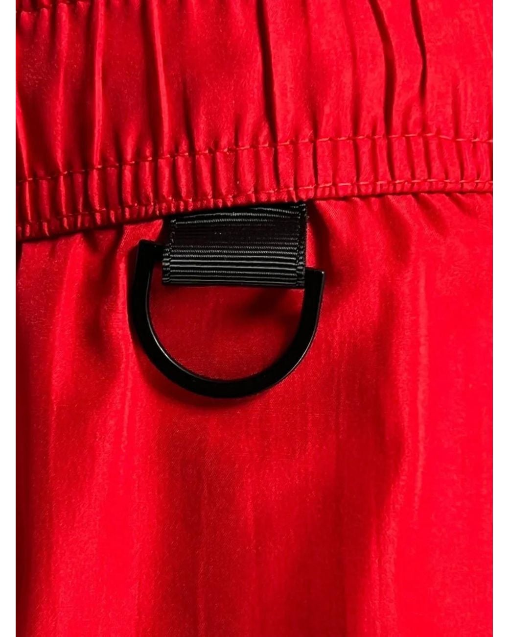 Bañador Con Placa Del Logo Iceberg de hombre de color Red