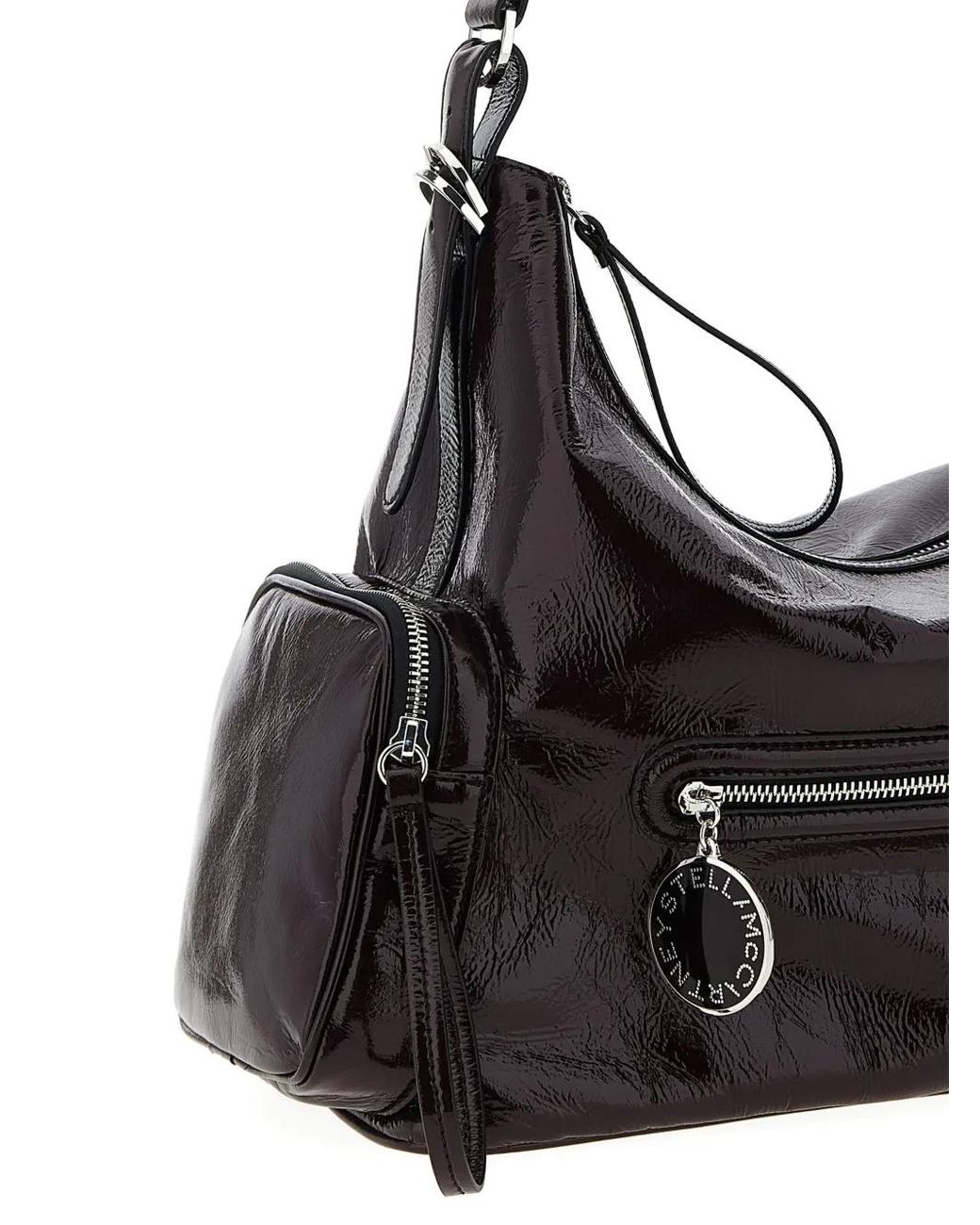 Stella McCartney Black Dartmoor Shoulder Bag With Zipper