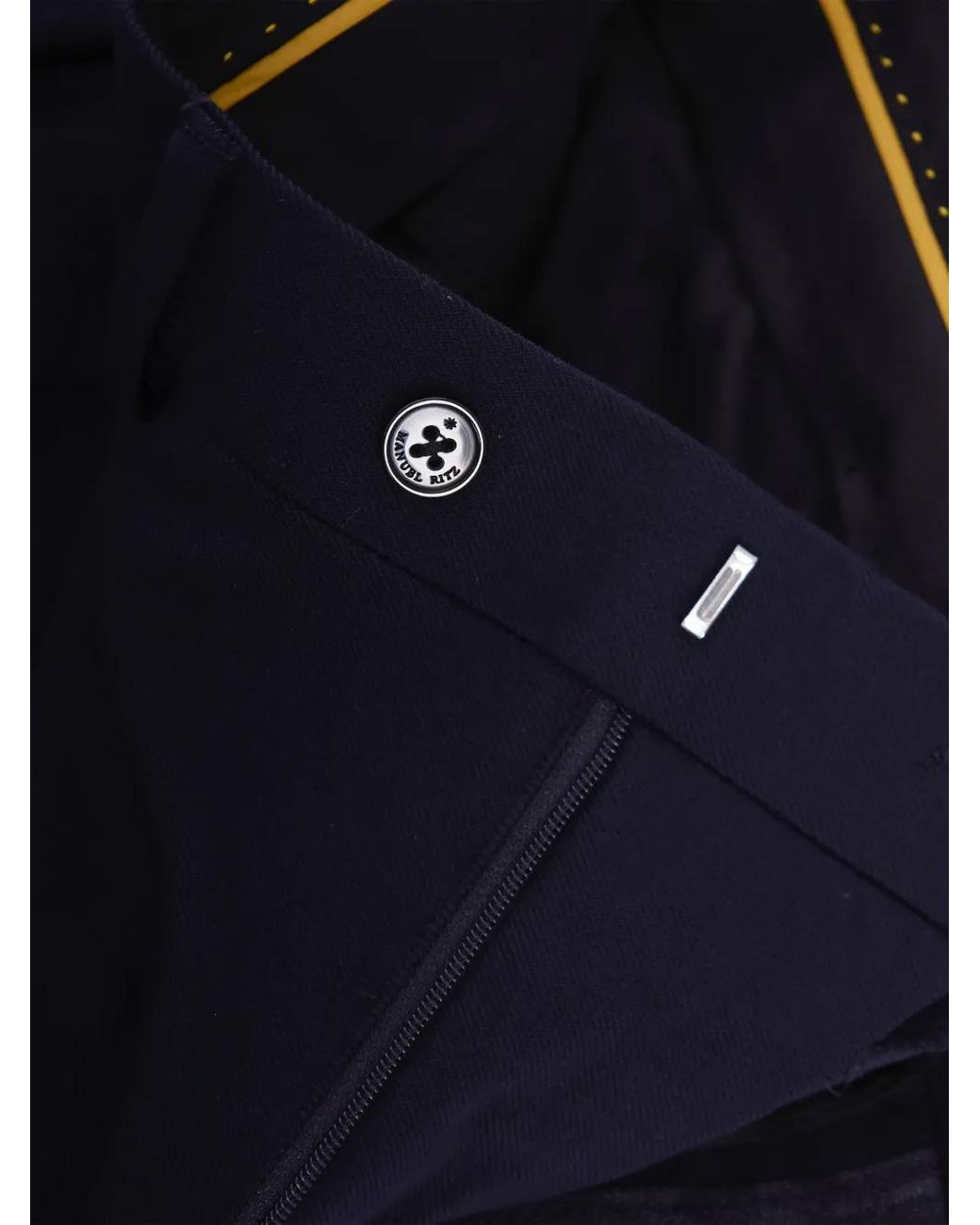 Manuel Ritz Blue Single-Breasted Suit for men