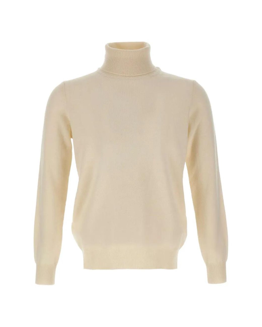 Kangra White Turtleneck Knit for men