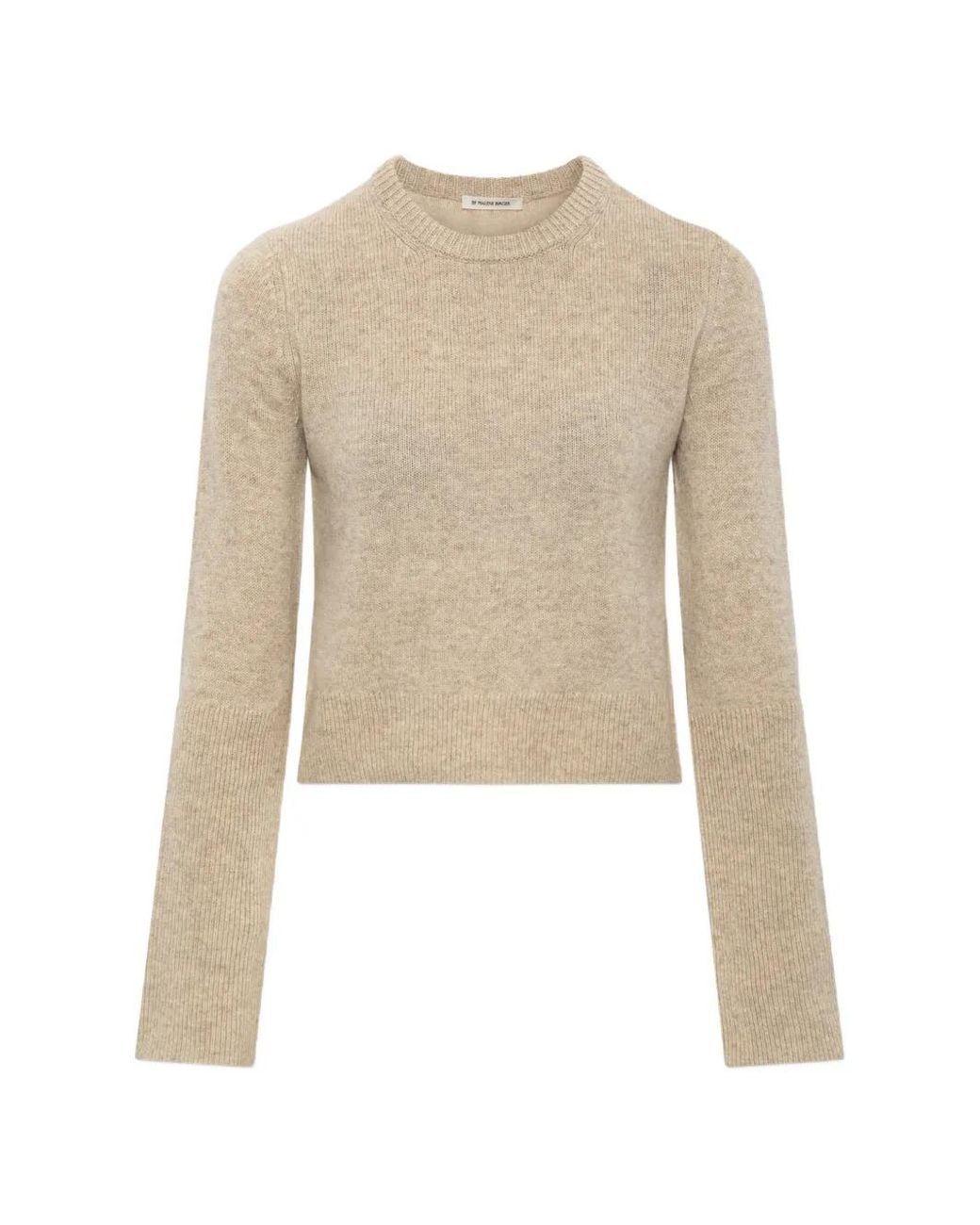 By Malene Birger White Hannah Ribbed-Knit Sweater