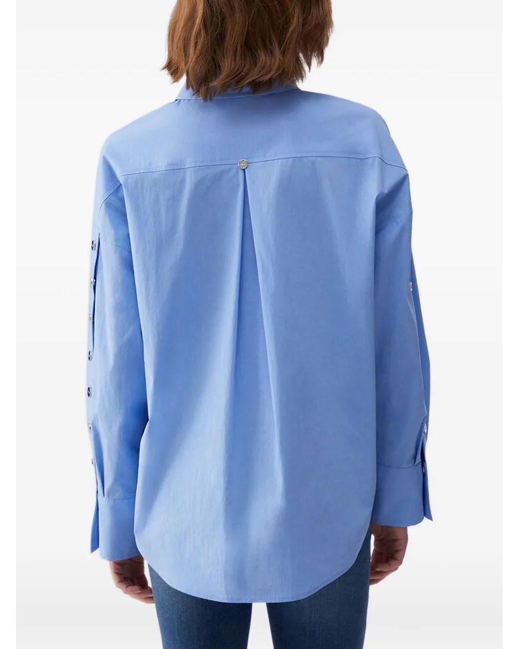 Camisa Con Apliques Liu Jo de color Blue