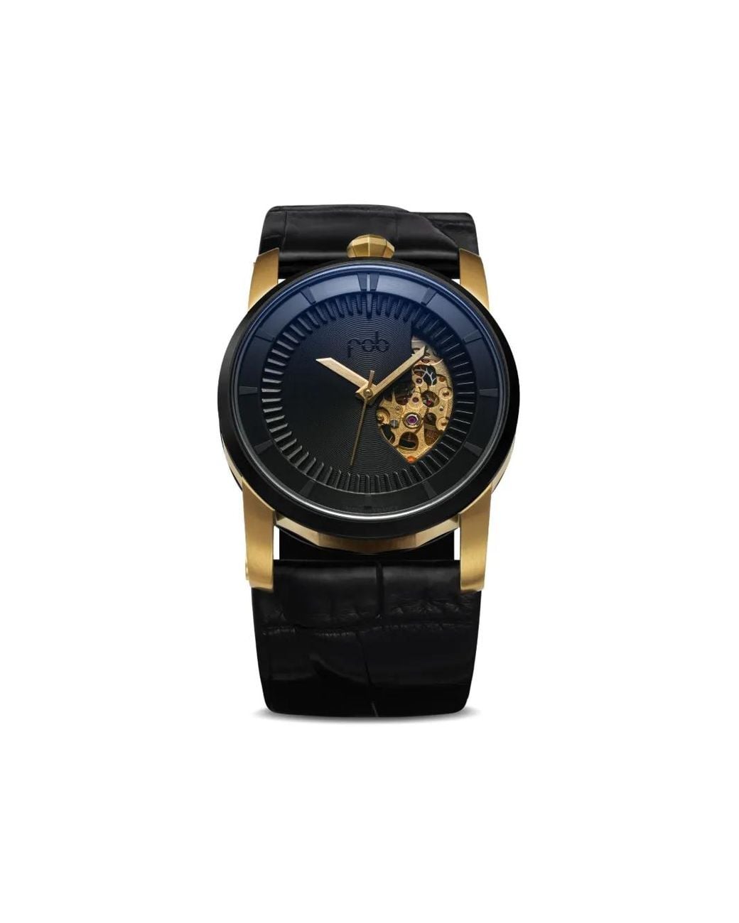 Fob Paris Black R413 Eclipse 43Mm for men