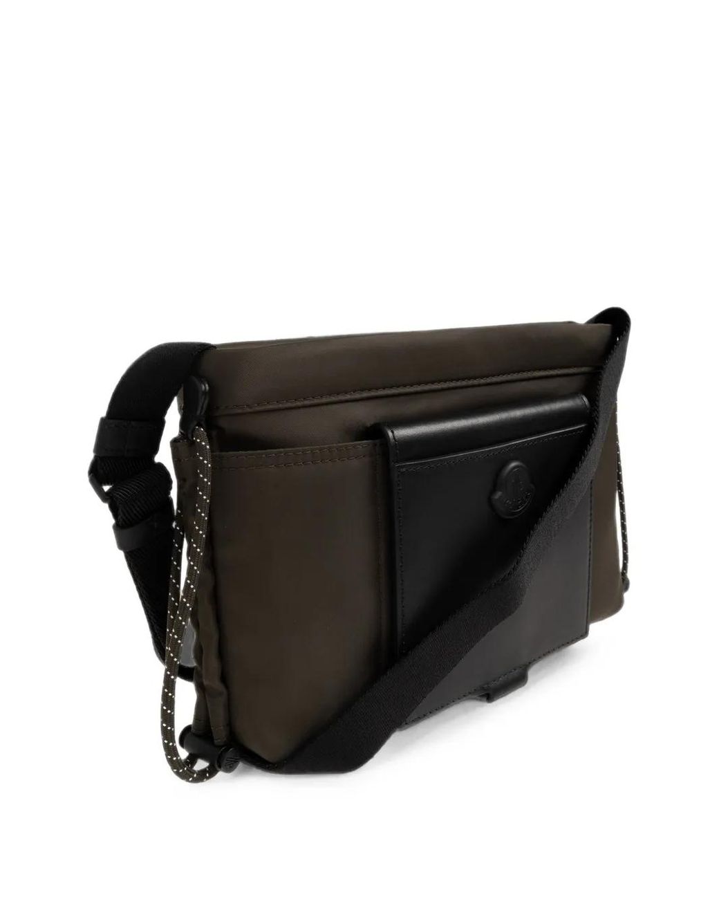 Moncler Black Kenton Drill Crossbody Bag for men