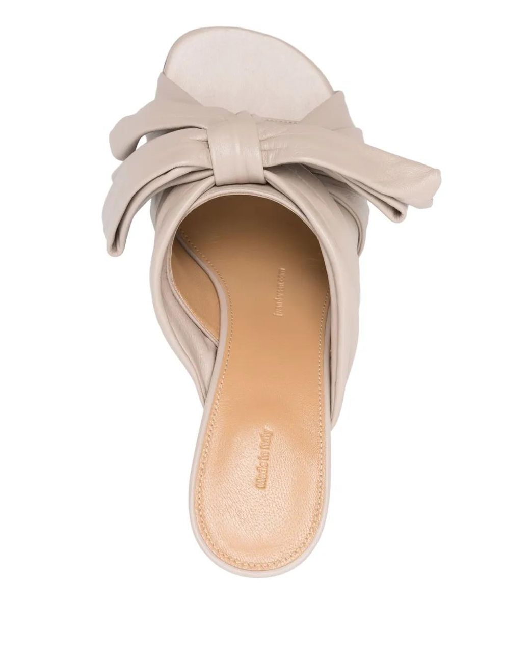 J.W. Anderson Natural Bow Sandals