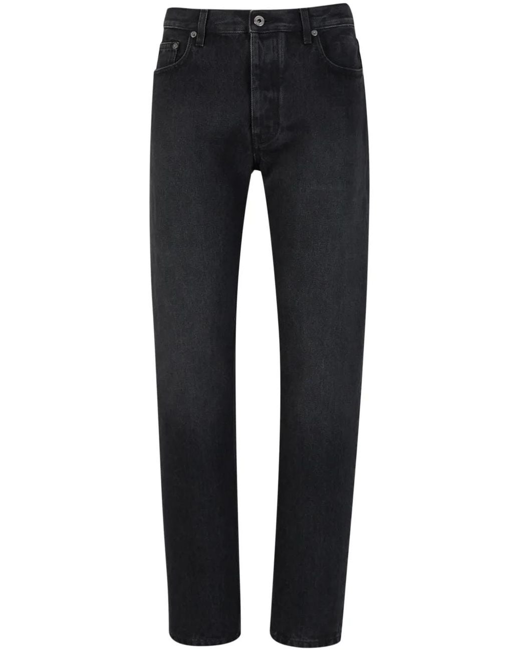 Off-White c/o Virgil Abloh Black Off- Tapered Denim Jeans for men