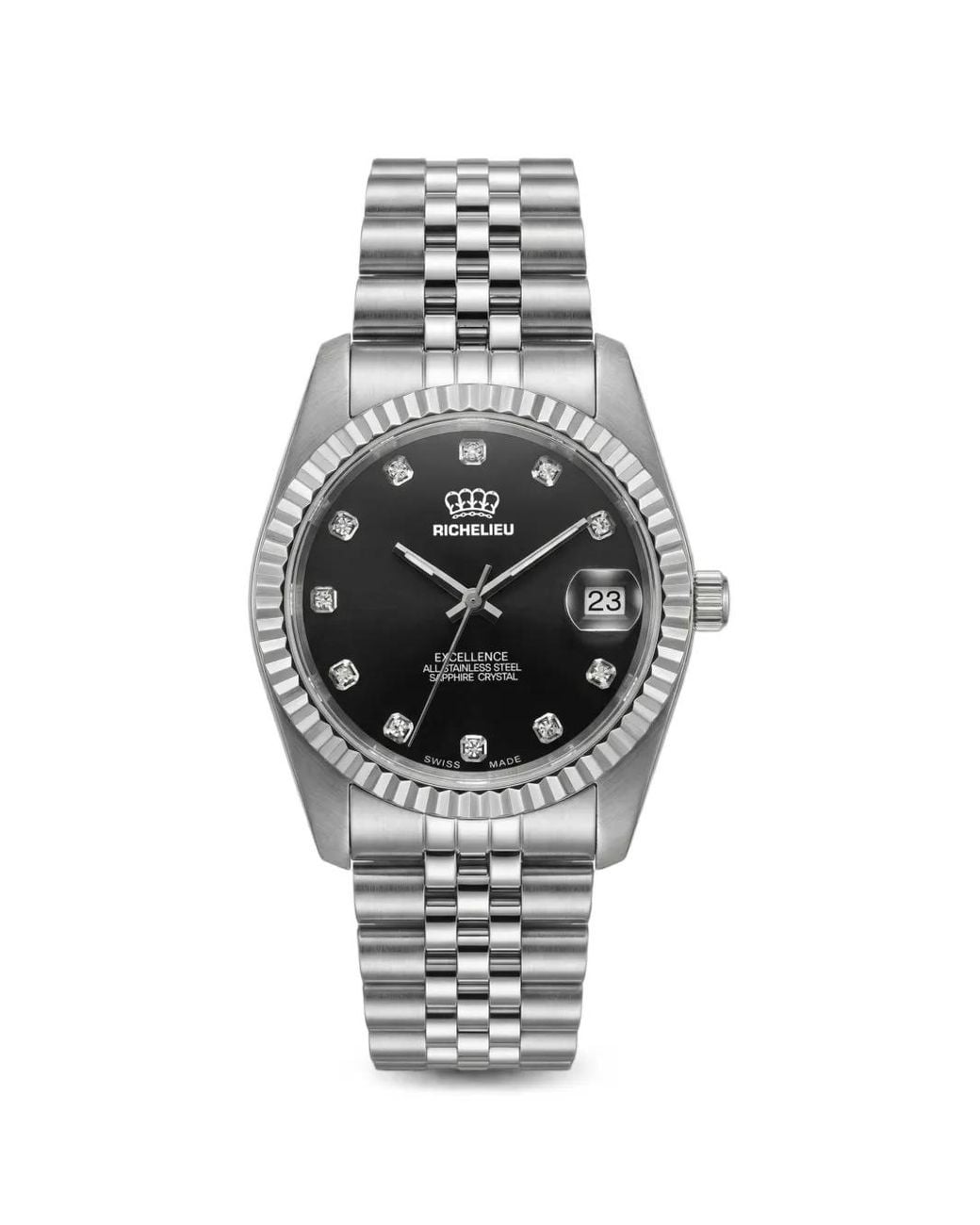 Richelieu Swiss Metallic Excellence Fluted Bezel 31Mm Watch