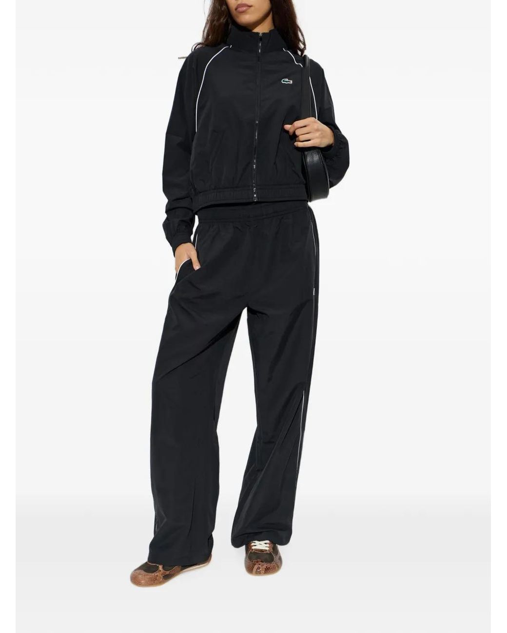 Lacoste Black Logo-Patch Track Pants