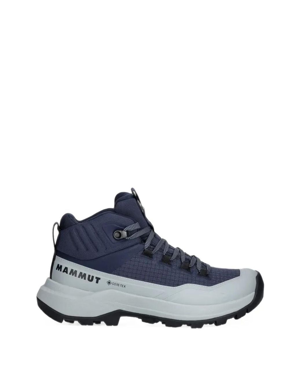 Mammut Blue Sertig Iii Mid Gtx Panelled Hiking Boots