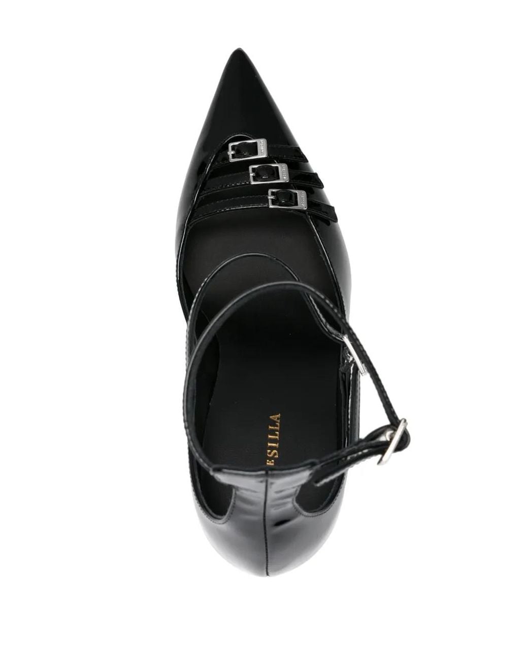 Le Silla Black Morgana 120Mm Leather Pumps