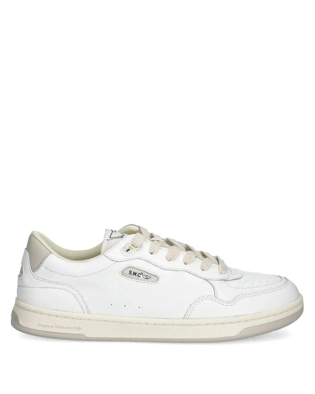 Stepney Workers Club White Pro-Cup 01 Leather Trainers